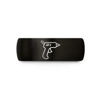 special present for mom – black tungsten glue gun wedding band