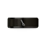 wedding present for her – black tungsten hoe wedding band