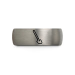wedding present for her – gray tungsten hoe wedding band