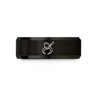 mom daughter present ideas – black tungsten delimber wedding band
