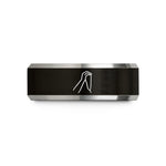 presents for nurse appreciation – black & gray tungsten gaston move wedding band