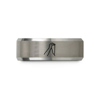 nurse graduation present ideas – black & grey tungsten gaston move wedding band