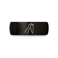 presents for nurse appreciation – black tungsten gaston move wedding band