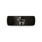 nurse appreciation presents her – black & rose gold tungsten goat wedding band