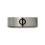 personal nurse presents forged – blue & gray tungsten golden ratio wedding band