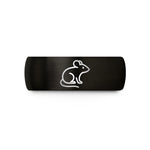 custom presents for her – black tungsten mouse wedding band