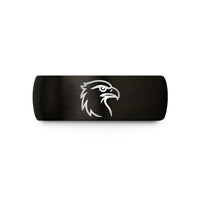 custom dog lover presents – black tungsten osprey wedding band
