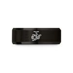 father's day present ideas – black tungsten handline reel wedding band