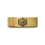 best presents for fathers – gold tungsten mille feuille wedding band