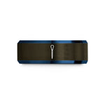 engraved presents for parents – gunmetal & blue tungsten pasteur pipette wedding band