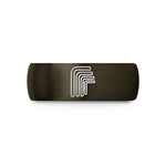 custom rings for women – gunmetal & black tungsten hex keys wedding band