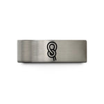 unique presents for mom – gray tungsten bowline knot wedding band