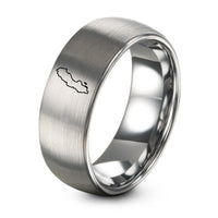 Personalized Gifts for A Couple – gray tungsten sweden ring