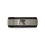 father's day present ideas – black & grey tungsten capo wedding band