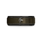 special presents for mom – gunmetal & black tungsten emu wedding band