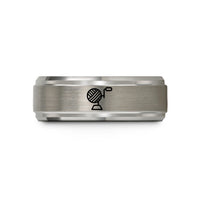 special presents for mothers – silver tungsten yarn winder wedding band