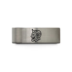 women's custom rings – gray tungsten tech oni mask wedding band