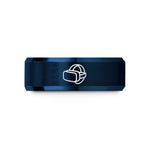 tungsten bands for pairs – black & blue tungsten vr headset wedding band