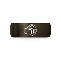 tungsten bands for pairs – gunmetal & black tungsten vr headset wedding band