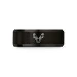 tungsten band for him – black tungsten elk antlers wedding band