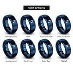 font options for inside engraving on blue plancks constant rings