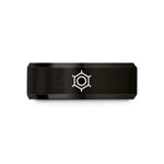 black tungsten ring him – black tungsten benzene ring wedding band