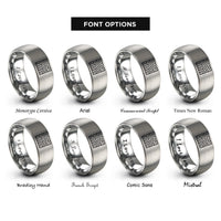 font options for inside engraving on grey prims algorithm maze rings