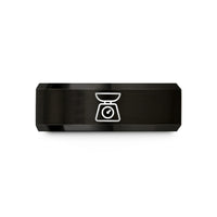tungsten wedding band her – black tungsten kitchen scale wedding band