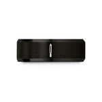engraved rings for her – black tungsten eyebrow pencil wedding band