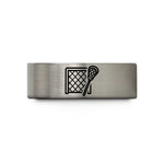 matching rings for partners – black & blue & grey tungsten lacrosse goal stick wedding band