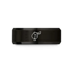 engraved tungsten rings him – black tungsten english saddle wedding band