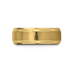 men's tungsten wedding band – gold tungsten violin wedding band