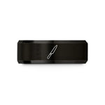 comfort fit tungsten band – black tungsten yanagiba knife wedding band