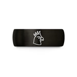 women's gold promise ring – black tungsten cockatoo wedding band