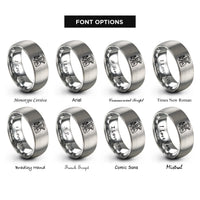 font options for inside engraving on gray reaper lantern rings