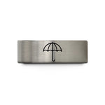 tungsten men’s ring – gold & blue & gray tungsten paper umbrella wedding band