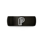 men's tungsten wedding band – black tungsten pilcrow wedding band
