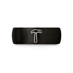mens tungsten wedding band – black tungsten warhammer wedding band
