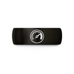 creative anniversary presents her – black tungsten tachometer redline wedding band