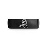 best presents for boyfriend – black tungsten flutist wedding band