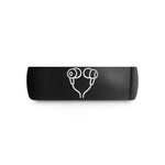 anniversary presents for guys – black tungsten in ear earbuds wedding band