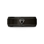 anniversary presents for guys – black tungsten in ear earbuds wedding band