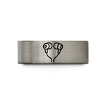 anniversary presents for guys – gold & grey tungsten in ear earbuds wedding band