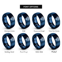 font options for inside engraving on blue ruby rings