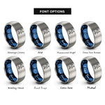 font options for inside engraving on blue & grey shove it board rings