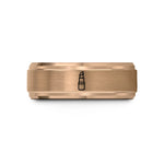 best rings for her – rose gold tungsten lipstick wedding band