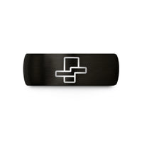 birthday present ideas sister – black tungsten lap joint wedding band