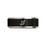 thoughtful presents for sister – black & gray tungsten jp wedding band