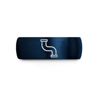 thoughtful presents for sister – blue tungsten pipeline wedding band