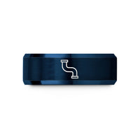 thoughtful presents for sister – blue tungsten pipeline wedding band